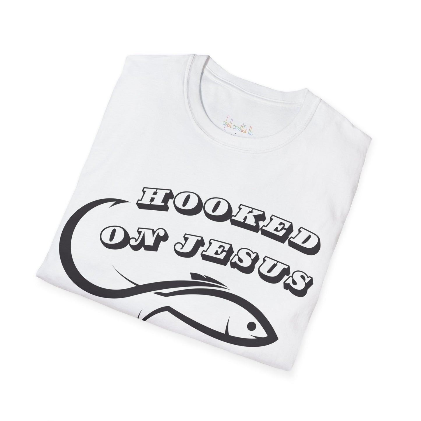 Unisex Softstyle T-Shirt Hooked on Jesus