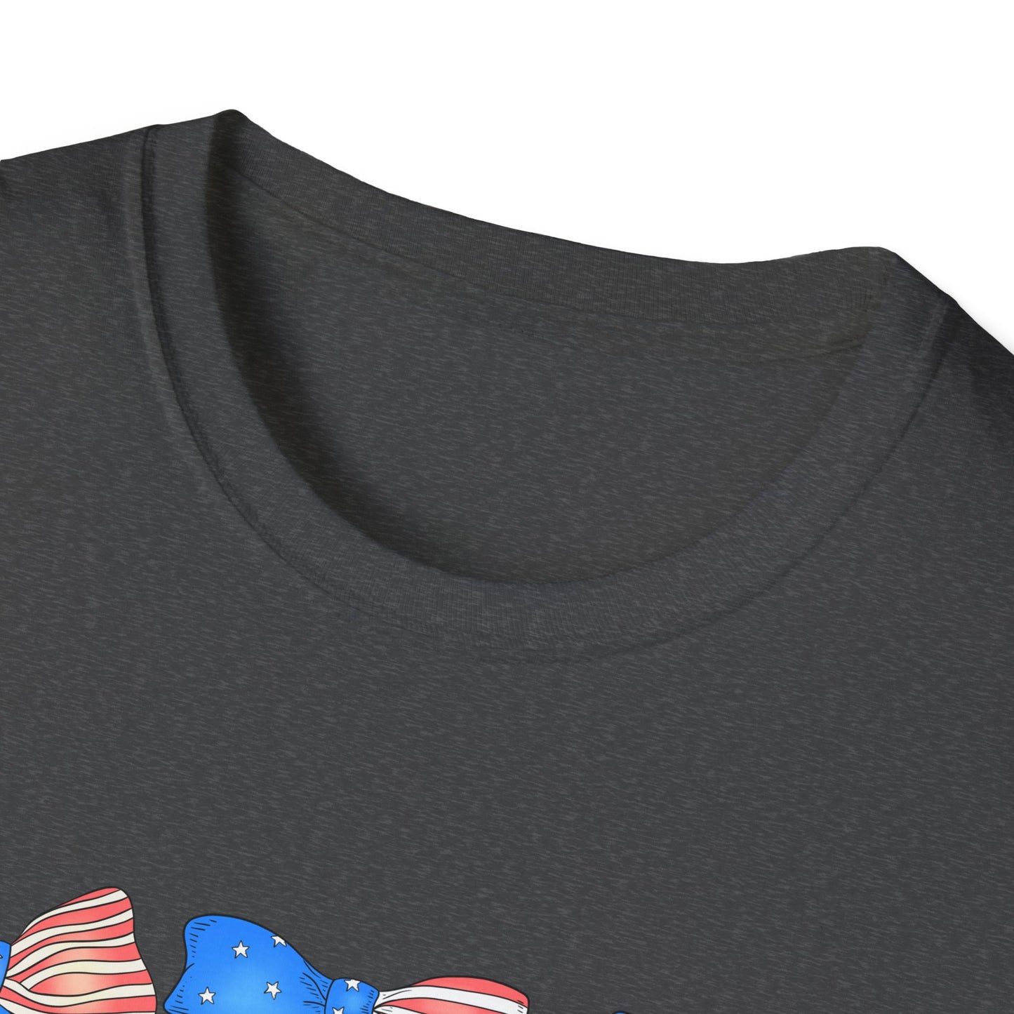 Patriotic Bow Unisex Softstyle T-Shirt