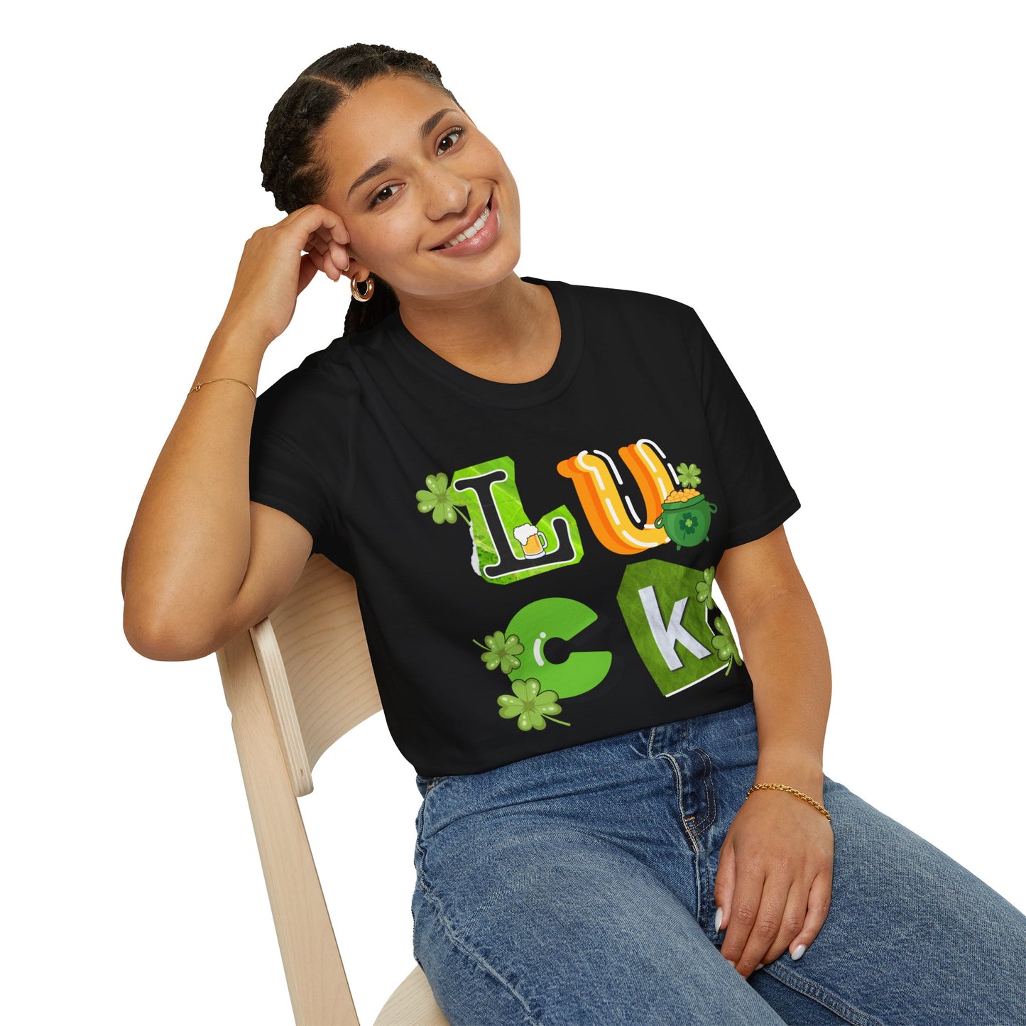 Unisex Softstyle T-Shirt "LUCK"