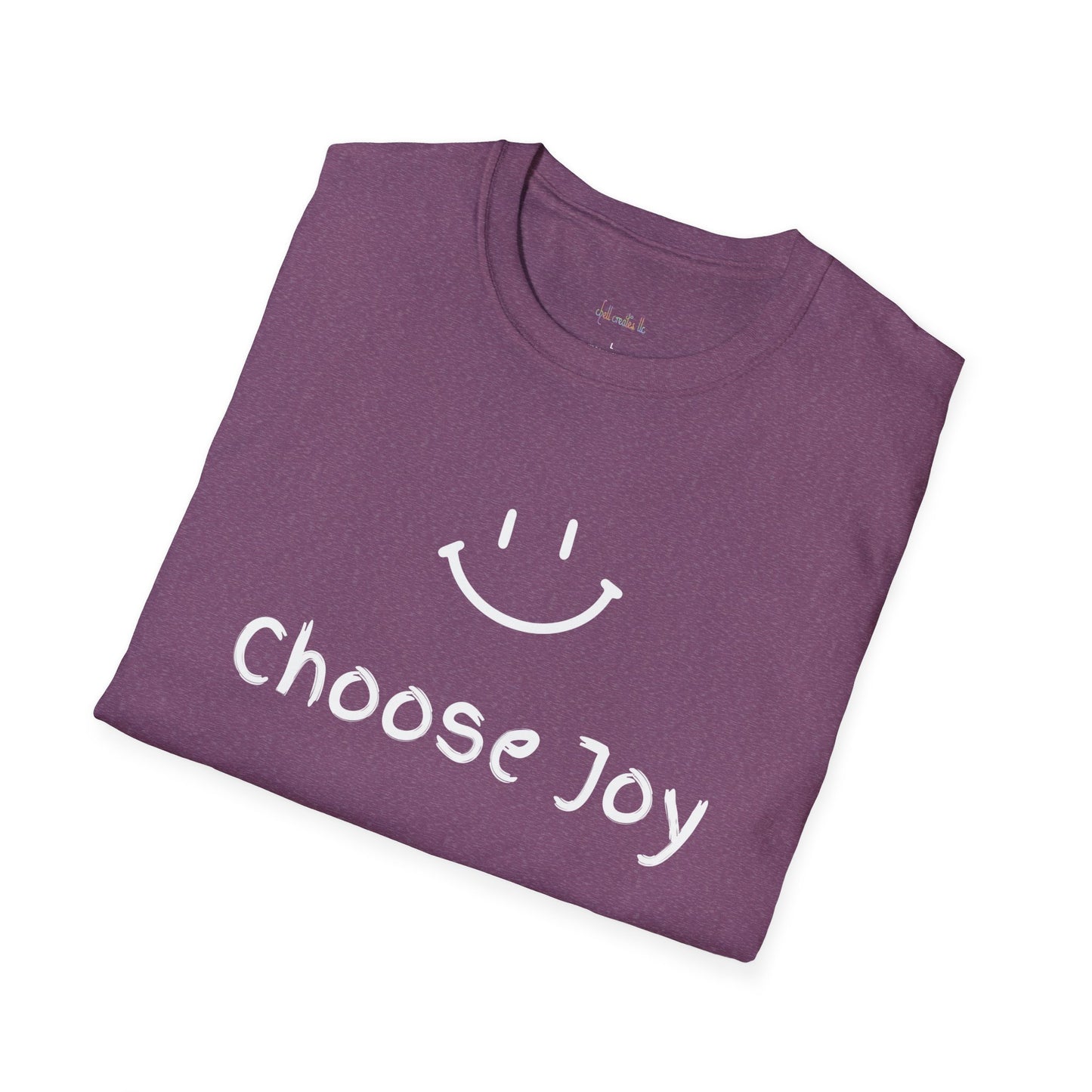 Choose Joy Unisex Softstyle T-Shirt - Positive Vibes Casualwear