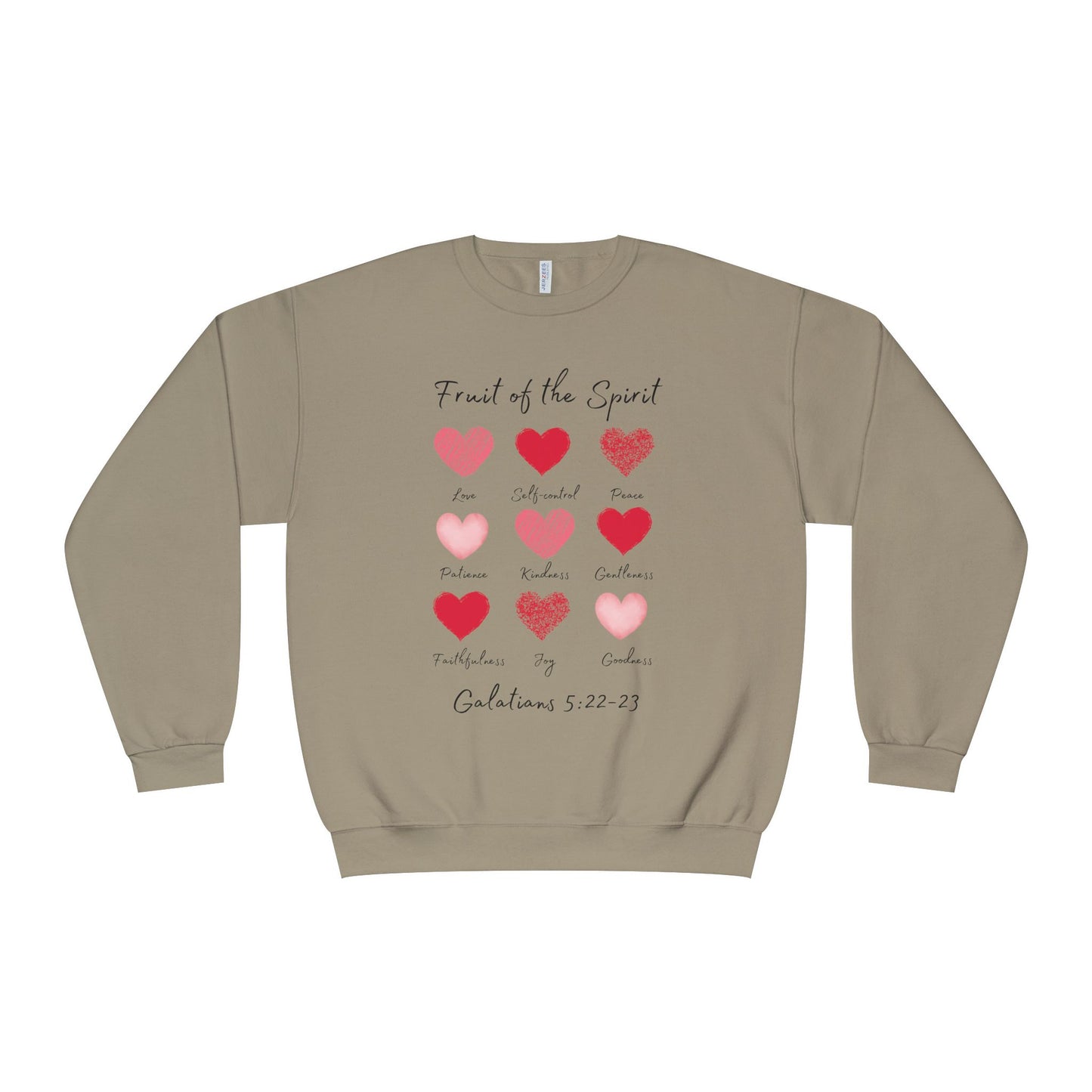 Unisex NuBlend® Crewneck Sweatshirt "Fruit of the Spirit, Galatians 5:22-23"