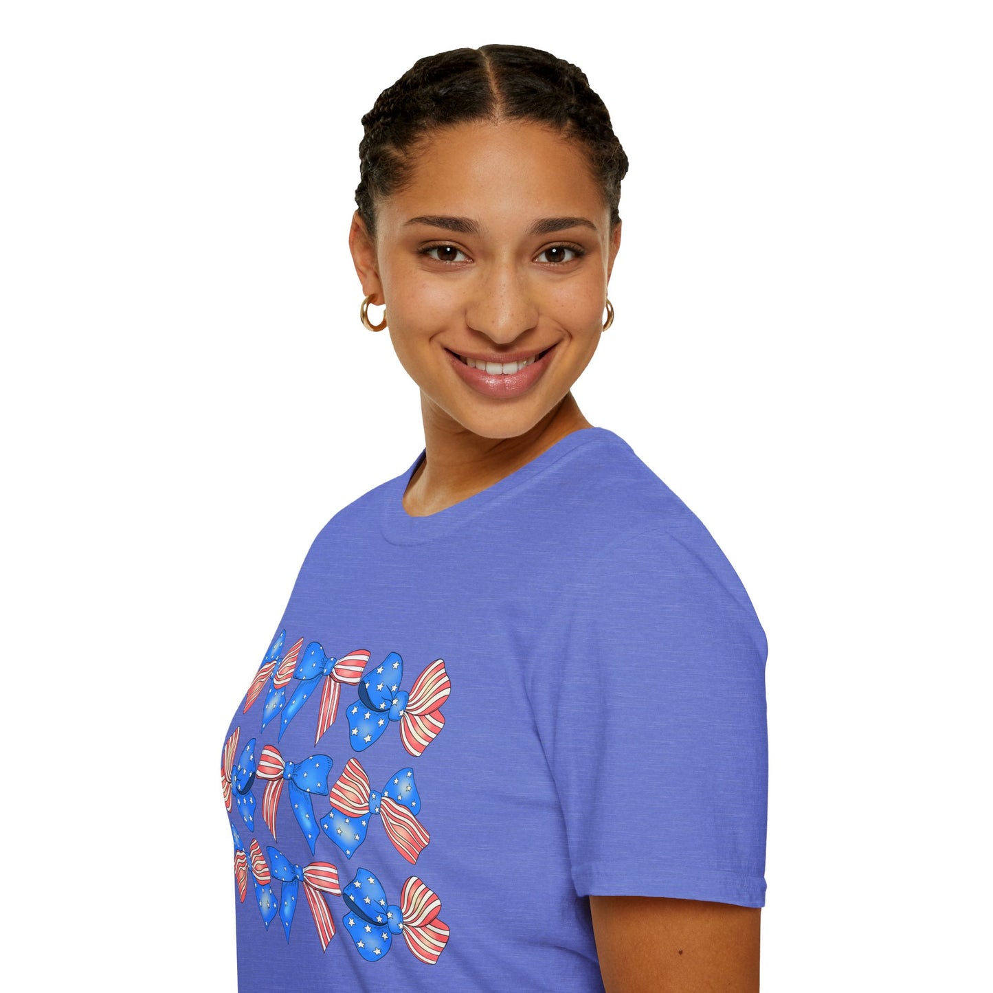 Patriotic Bow Unisex Softstyle T-Shirt
