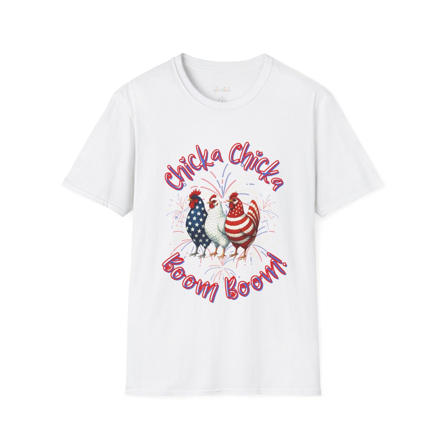 Chicka Chicka Boom Boom Unisex T-Shirt, Funny Shirt, 4th of July Tee, Animal Lover Gift, Summer Fashion, Casual Wear