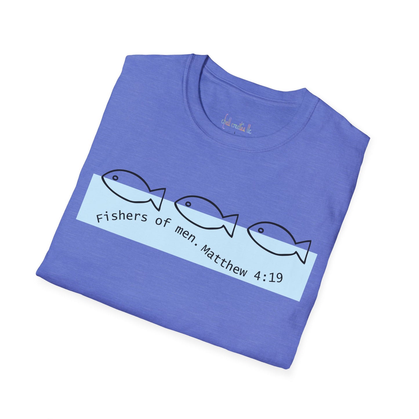 Unisex Softstyle T-Shirt "Fisher of men. MATTHEW 4:19"