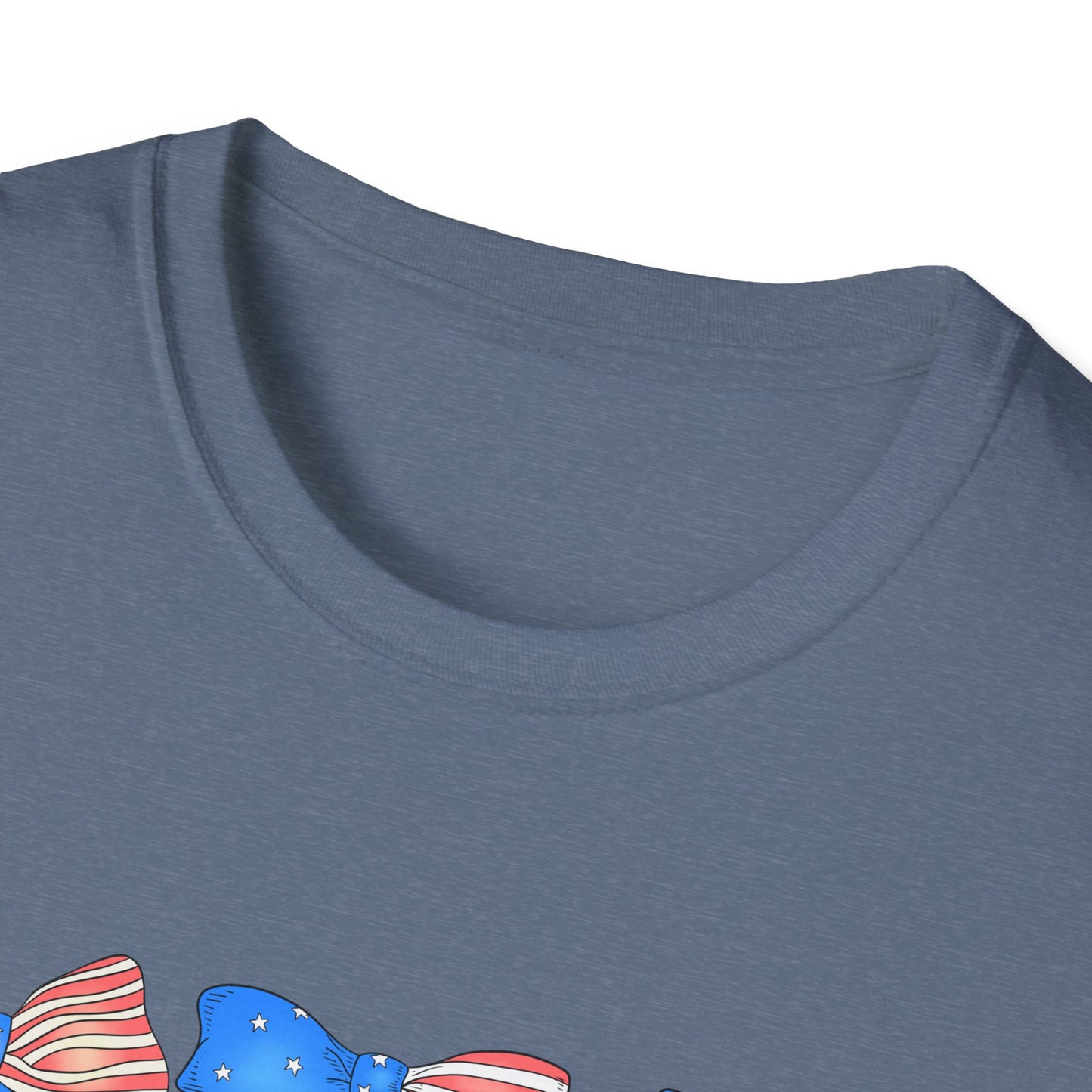 Patriotic Bow Unisex Softstyle T-Shirt