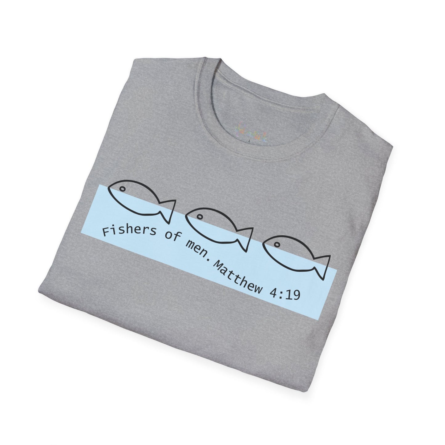 Unisex Softstyle T-Shirt "Fisher of men. MATTHEW 4:19"