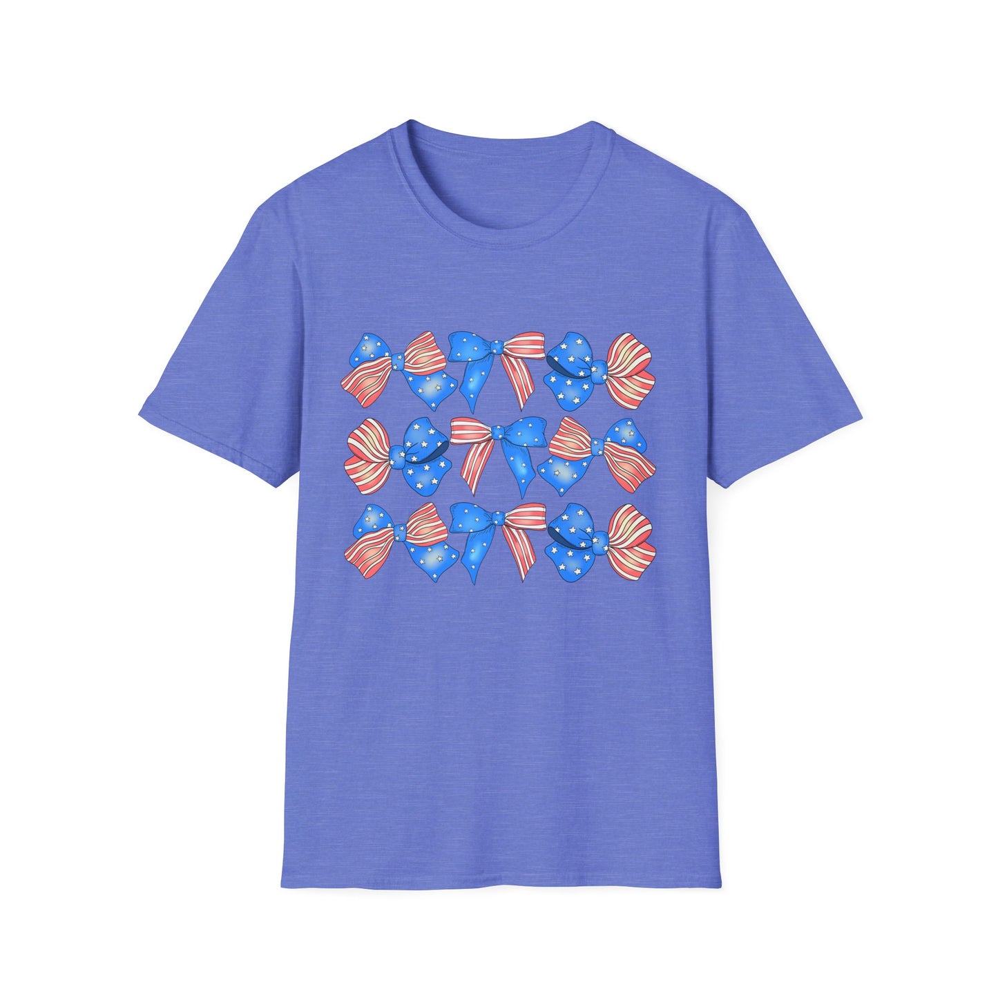 Patriotic Bow Unisex Softstyle T-Shirt
