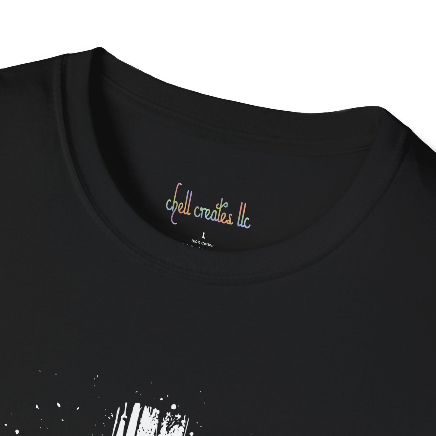 Unisex Softstyle T-Shirt White Cross
