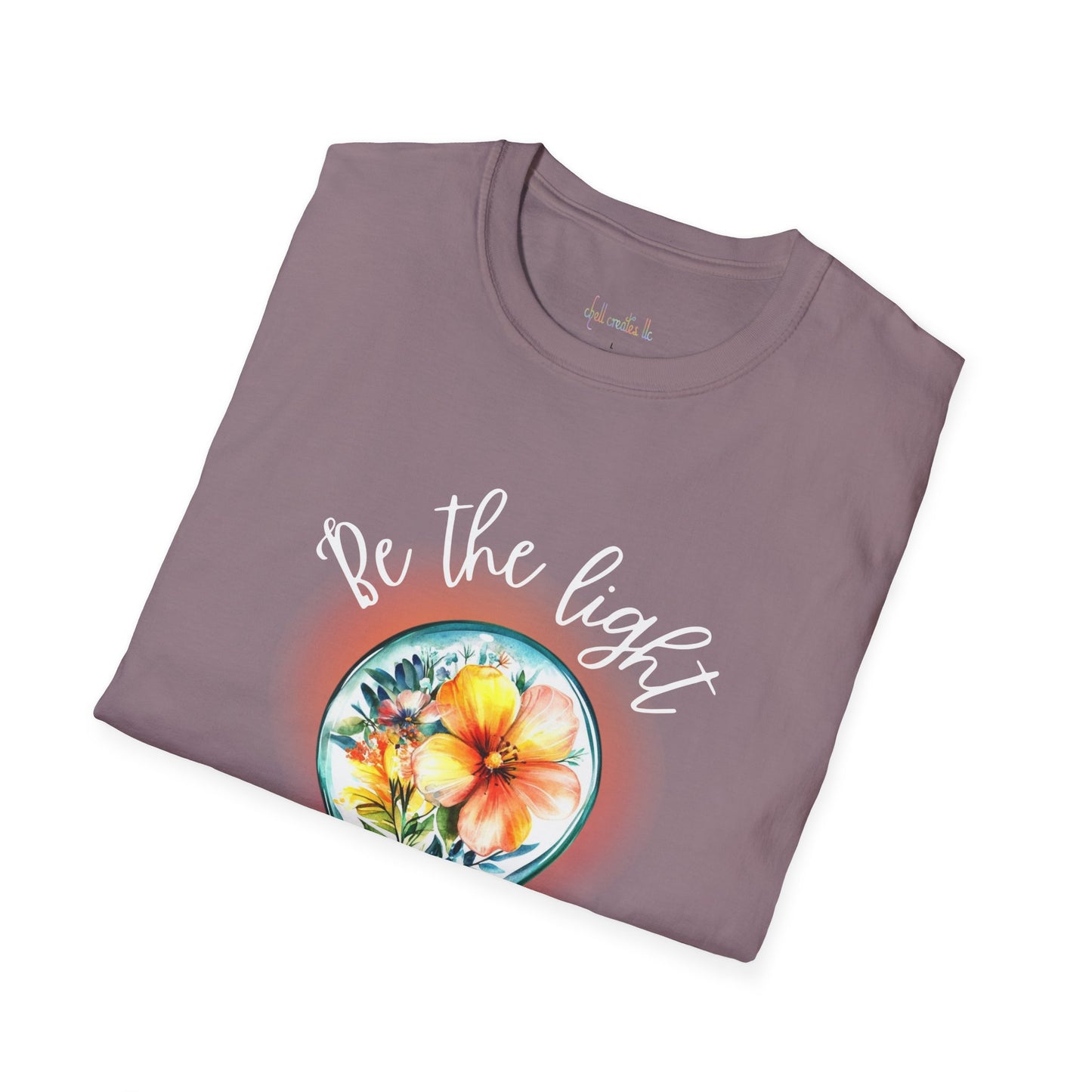 Be the Light Unisex Softstyle T-Shirt - Bible Verse Tee