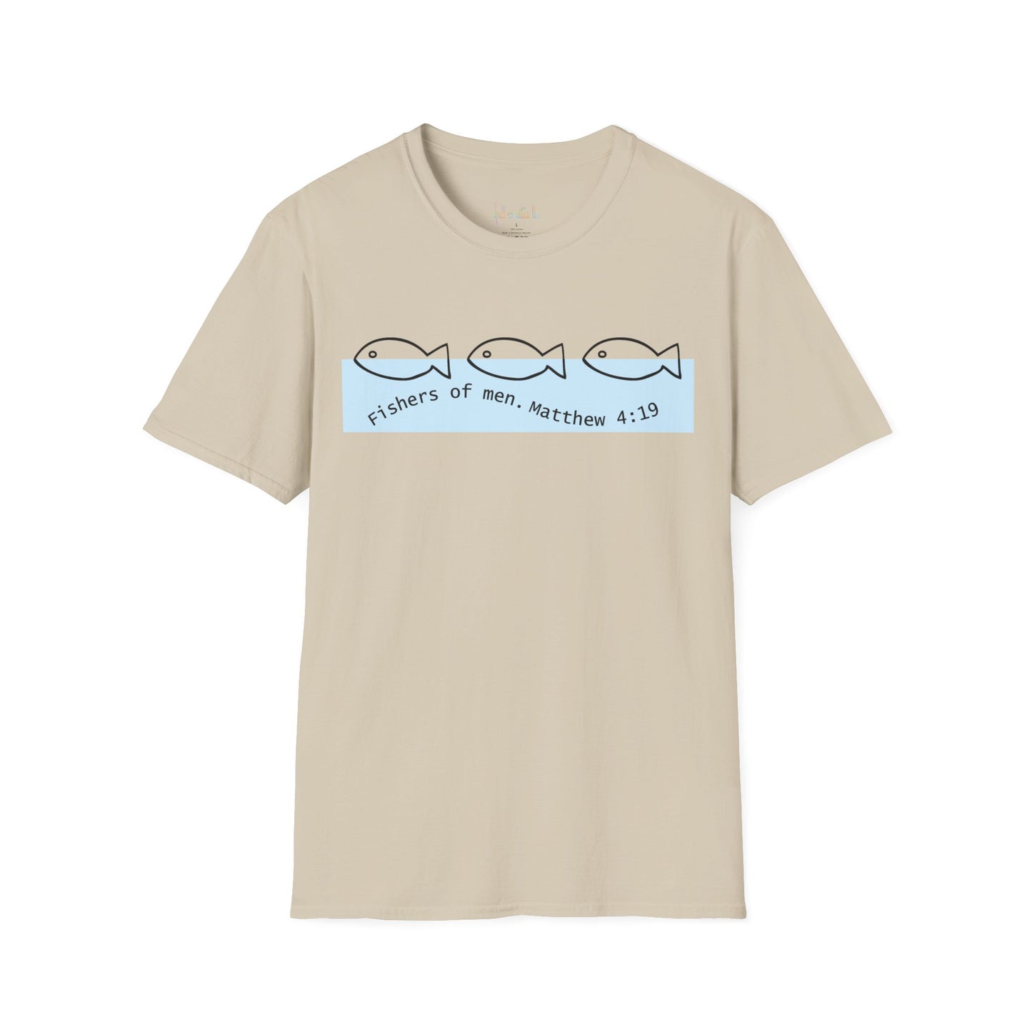Unisex Softstyle T-Shirt "Fisher of men. MATTHEW 4:19"