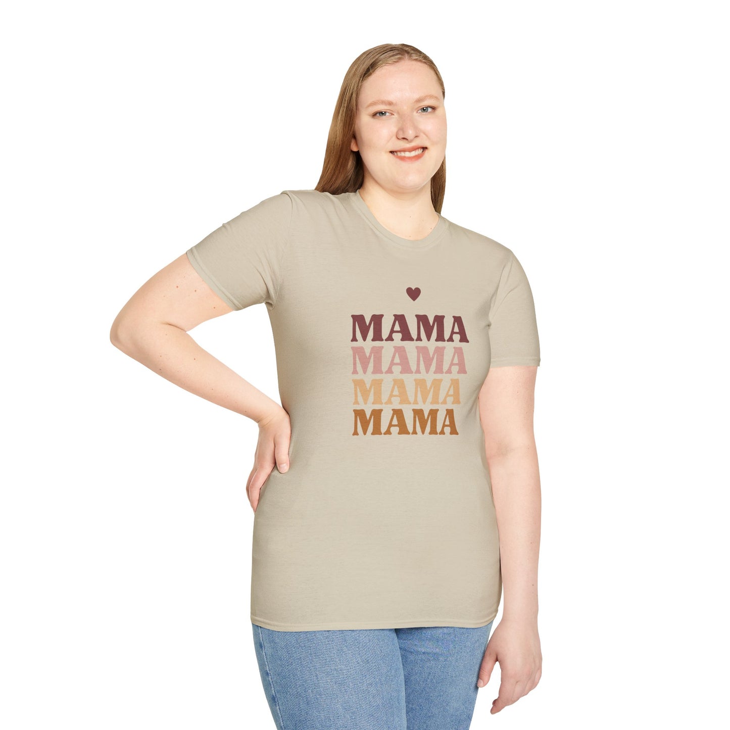 Unisex Softstyle T-Shirt Mama Mama Mama Mama