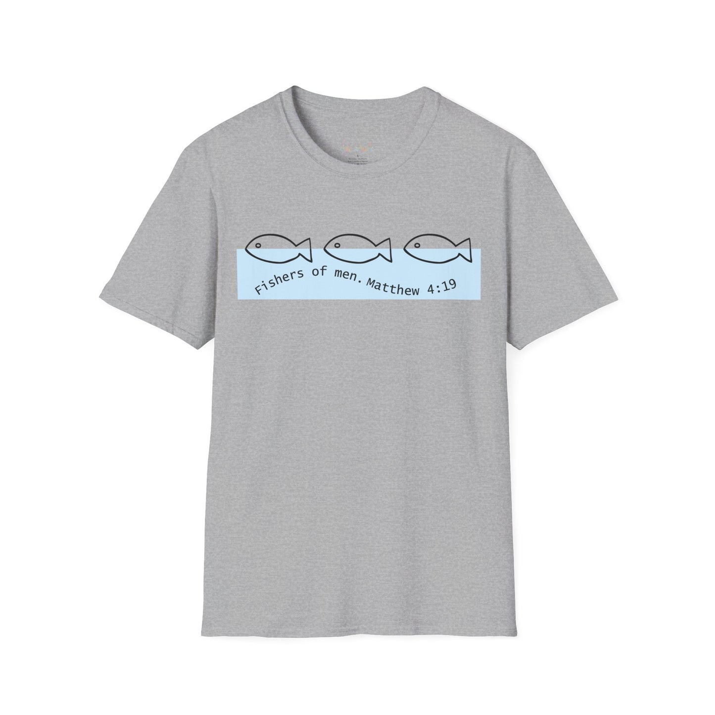Unisex Softstyle T-Shirt "Fisher of men. MATTHEW 4:19"