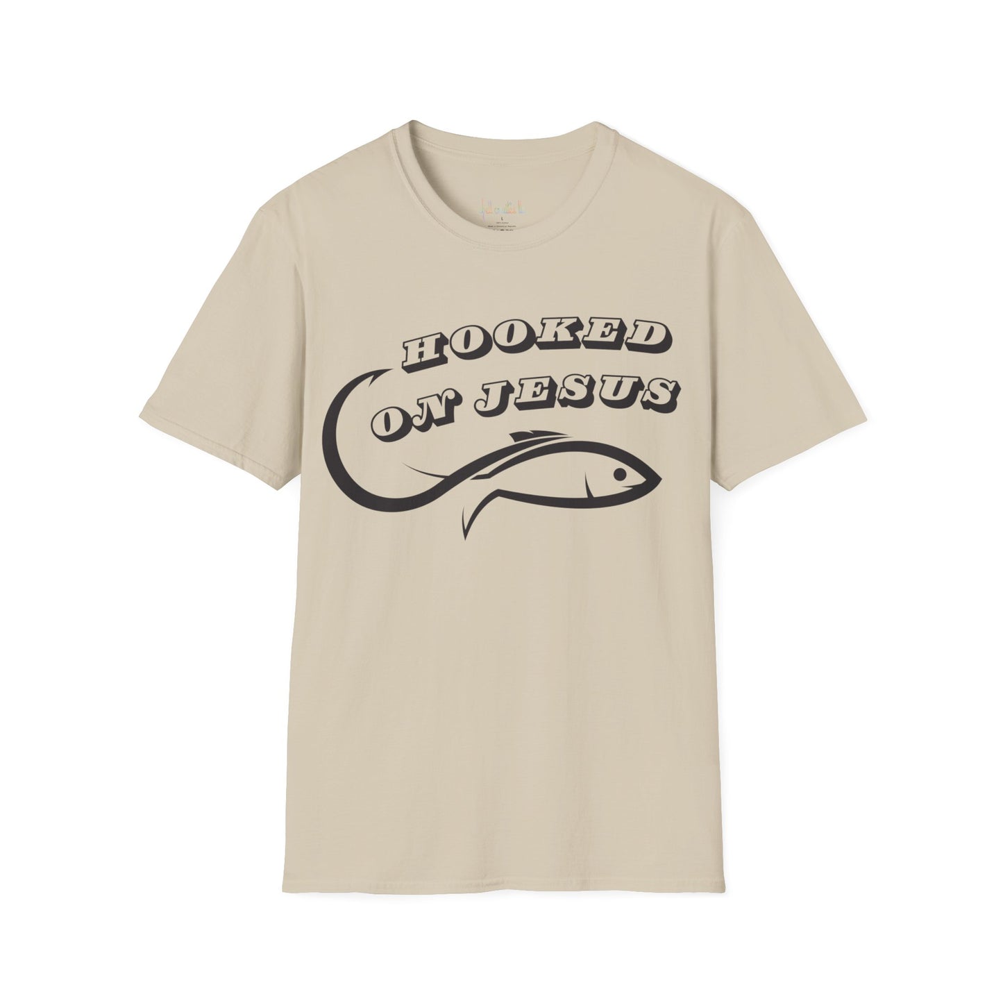 Unisex Softstyle T-Shirt Hooked on Jesus