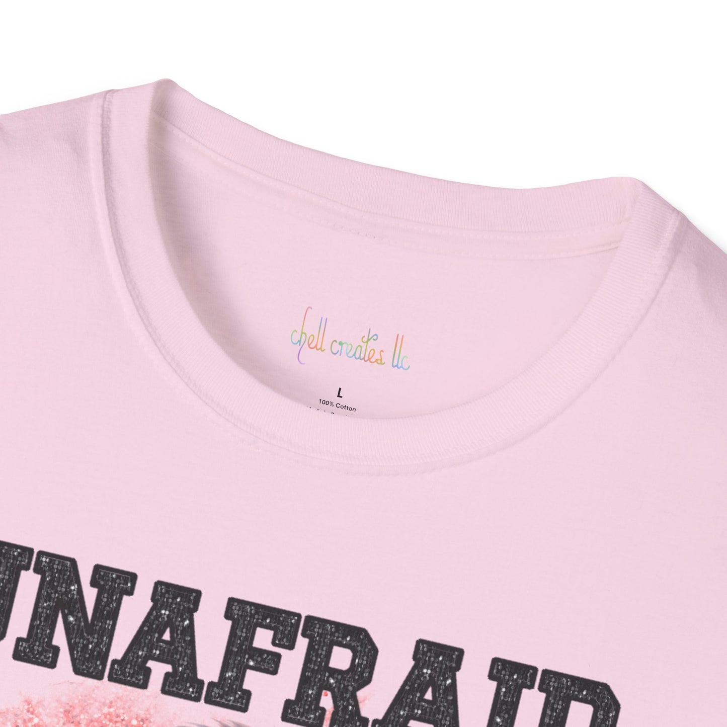 Unisex Softstyle T-Shirt - 'UNAFRAID' Lion Graphic Tee