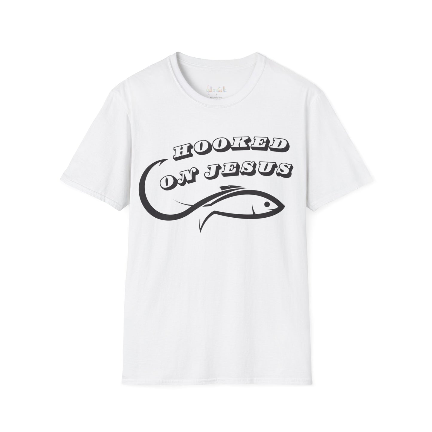 Unisex Softstyle T-Shirt Hooked on Jesus