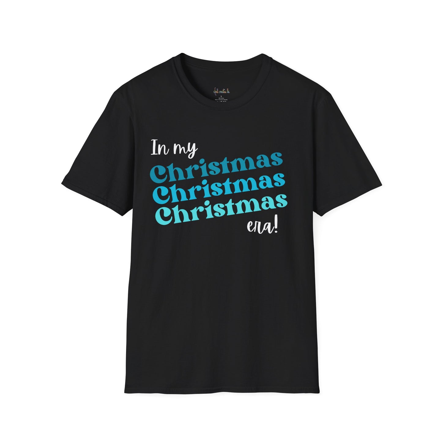 In my Christmas Era Blue Unisex Softstyle T-Shirt