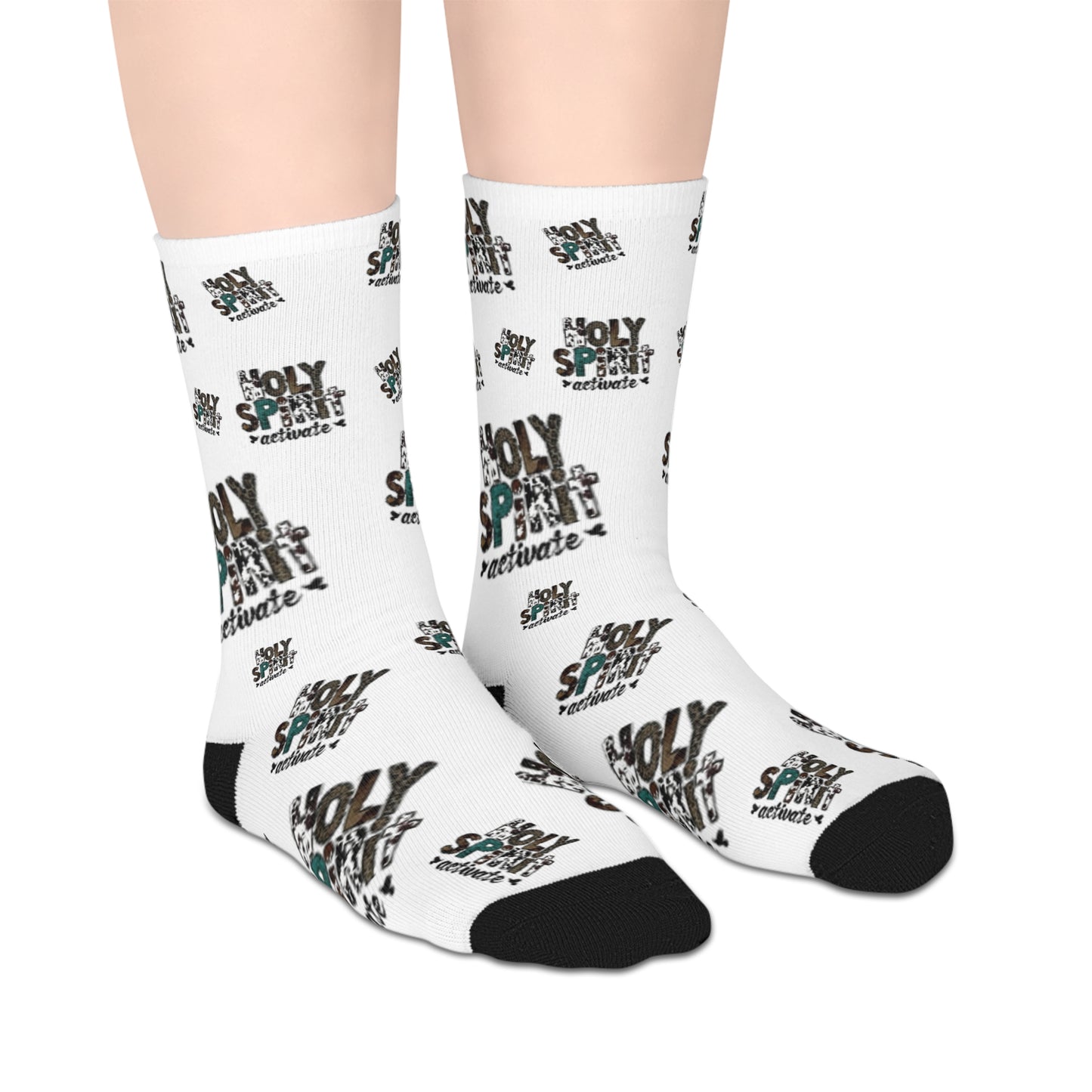 Holy Spirit Activate fun mid-length socks