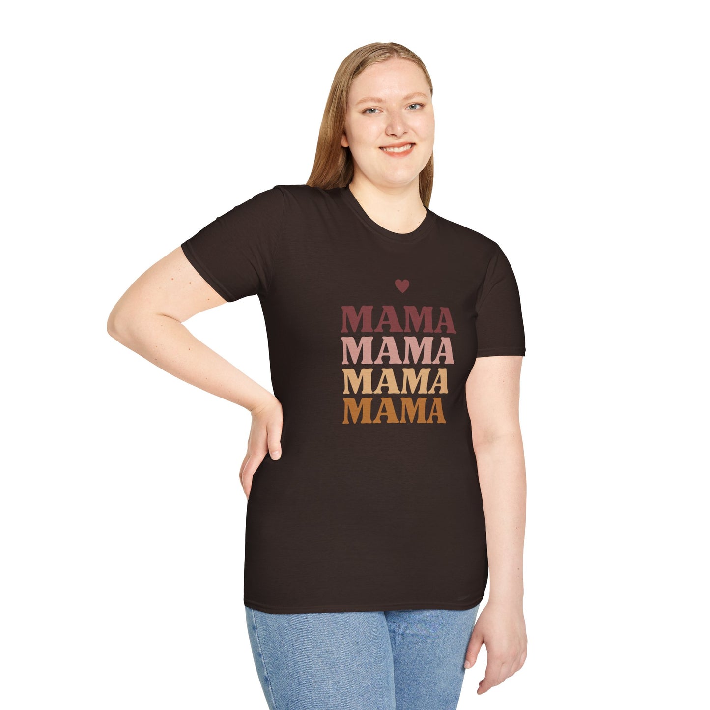 Unisex Softstyle T-Shirt Mama Mama Mama Mama