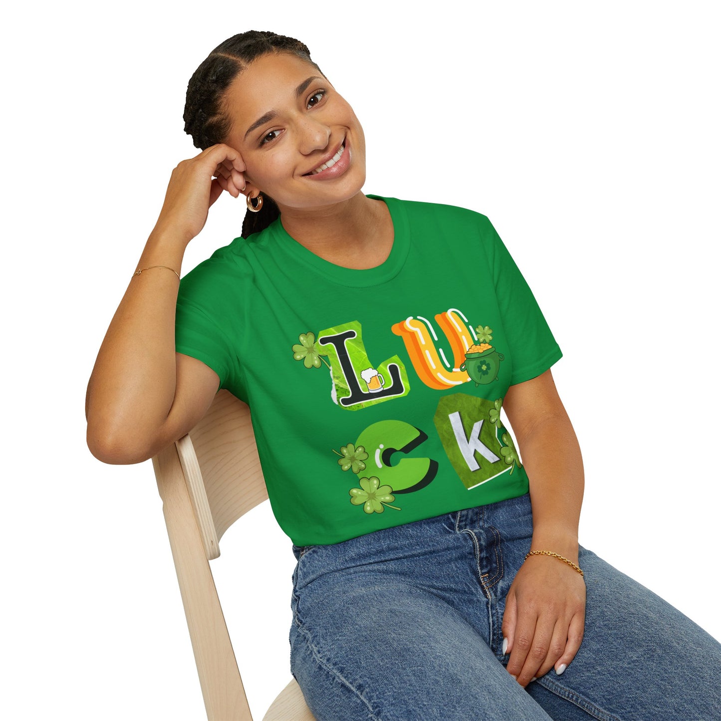 Unisex Softstyle T-Shirt "LUCK"