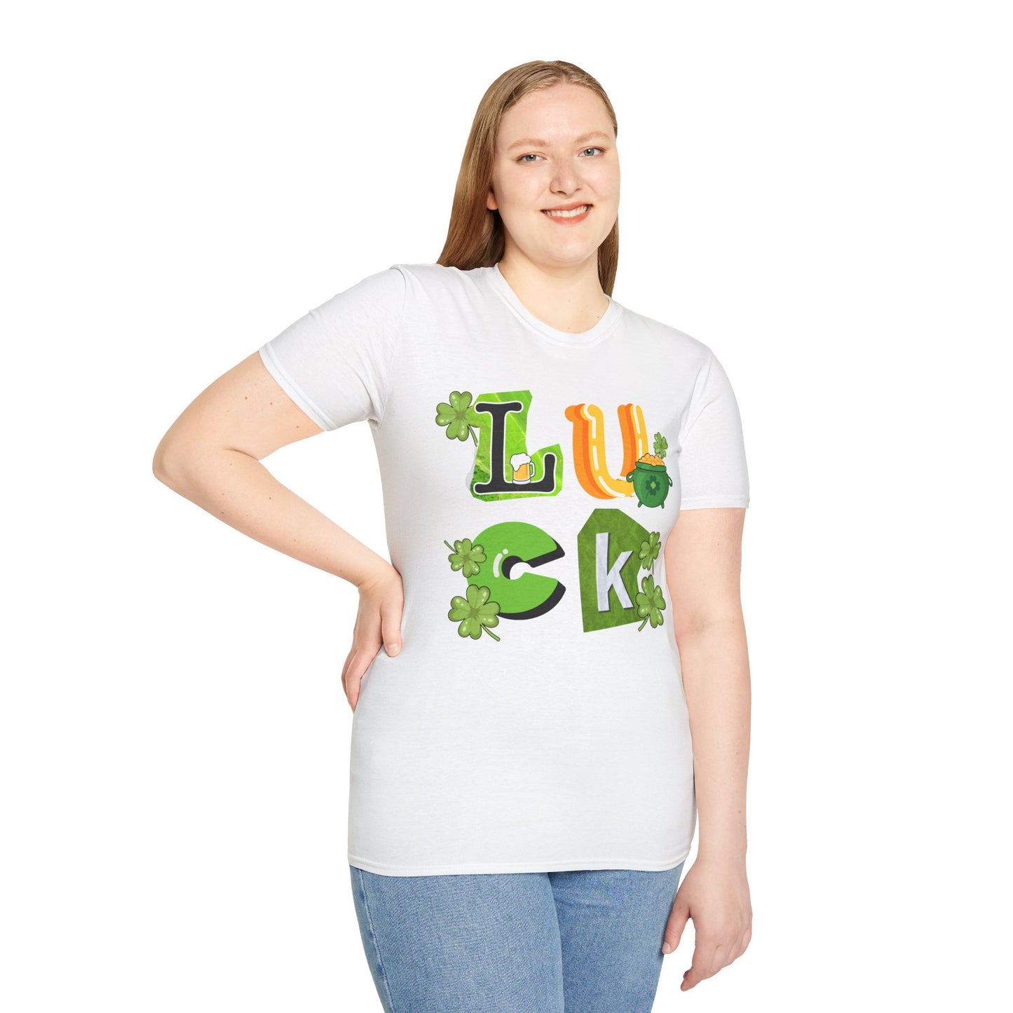 Unisex Softstyle T-Shirt "LUCK"
