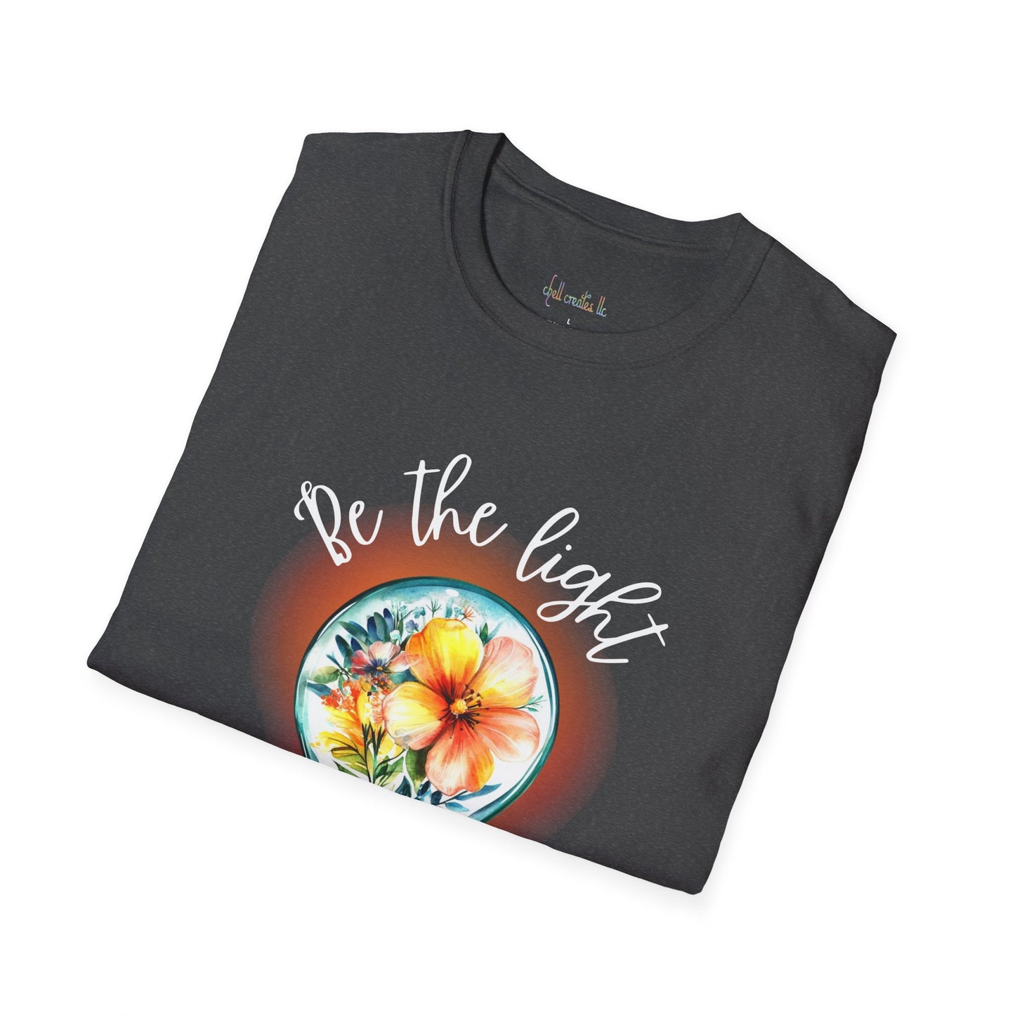 Be the Light Unisex Softstyle T-Shirt - Bible Verse Tee