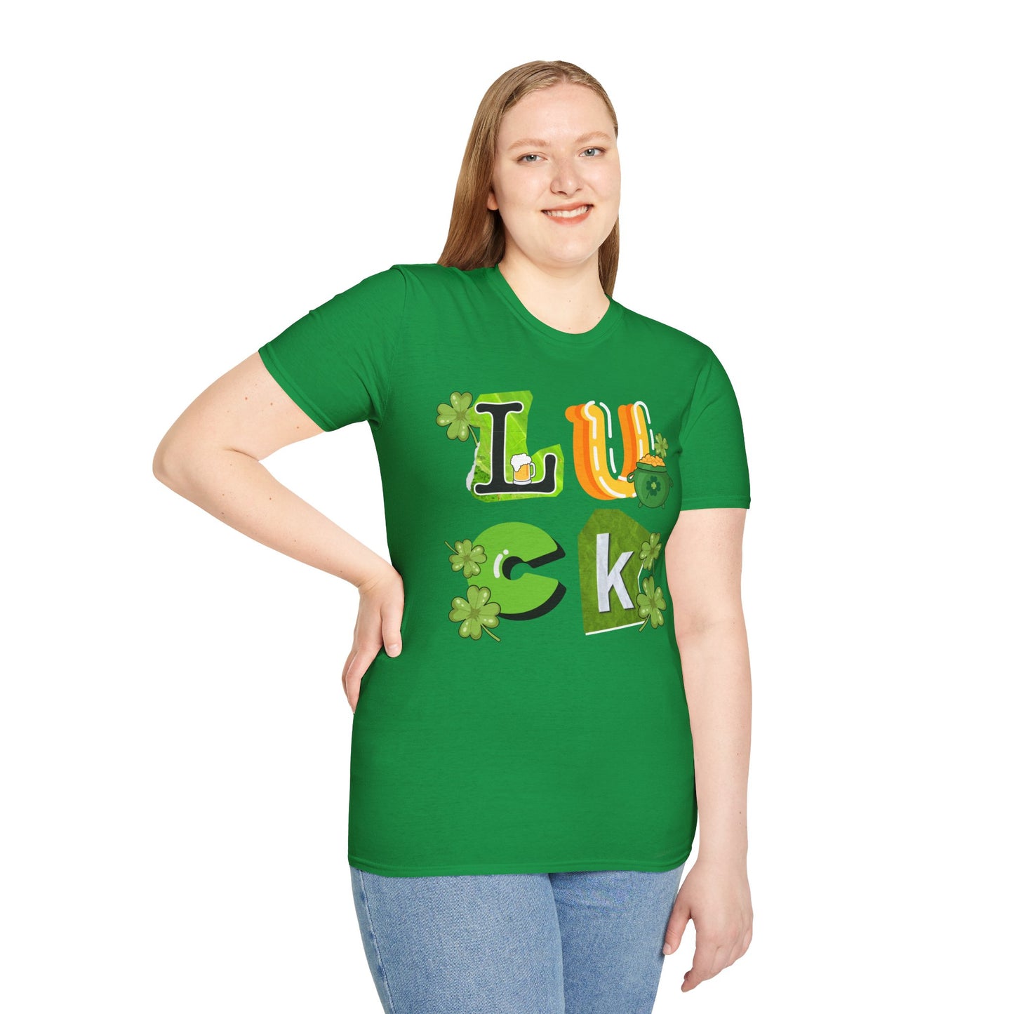 Unisex Softstyle T-Shirt "LUCK"