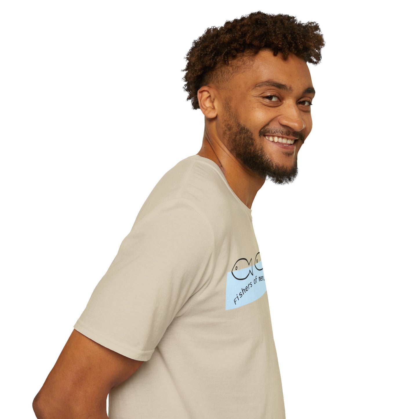 Unisex Softstyle T-Shirt "Fisher of men. MATTHEW 4:19"