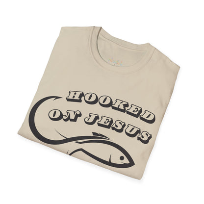 Unisex Softstyle T-Shirt Hooked on Jesus