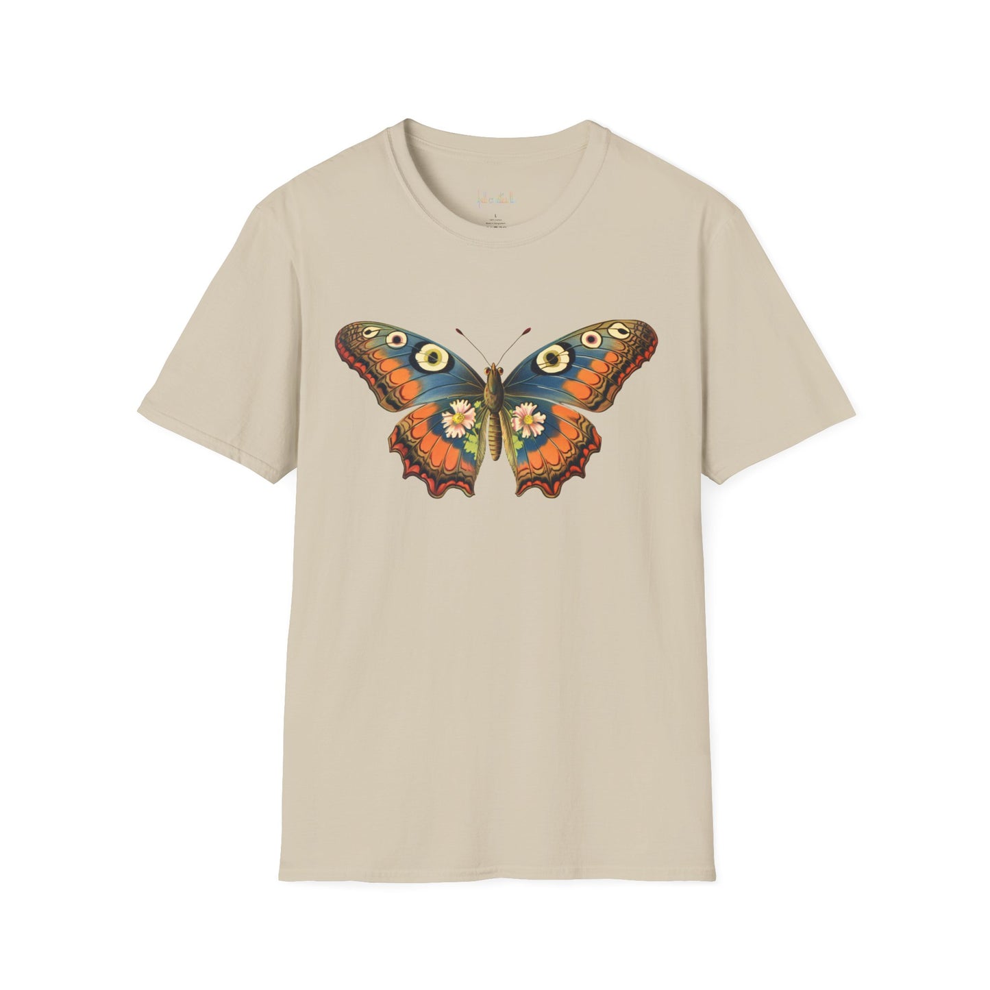 Vintage Moth/Butterfly Unisex Softstyle T-Shirt