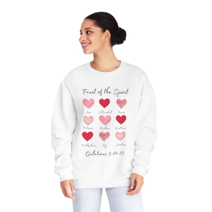 Unisex NuBlend® Crewneck Sweatshirt "Fruit of the Spirit, Galatians 5:22-23"