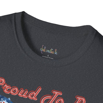 Proud To Be American Roosters T-Shirt for Celebrations, Unisex American Pride Tee, Fourth of July Apparel, Gifts for Freedom Lovers, Summer Fest Tee