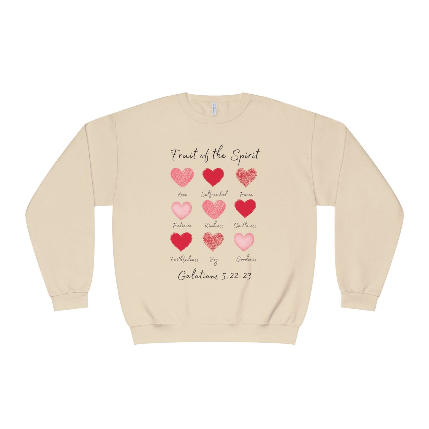 Unisex NuBlend® Crewneck Sweatshirt "Fruit of the Spirit, Galatians 5:22-23"