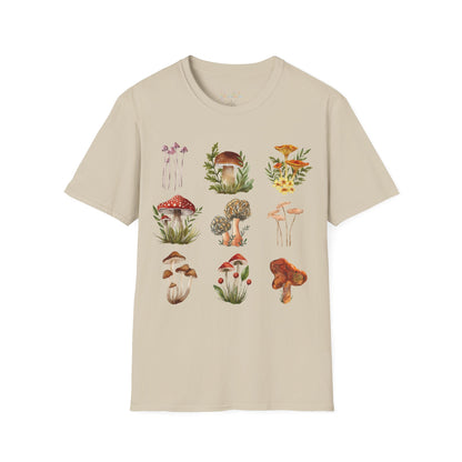 Unisex Softstyle T-Shirt Mushroom collection  T-shirt