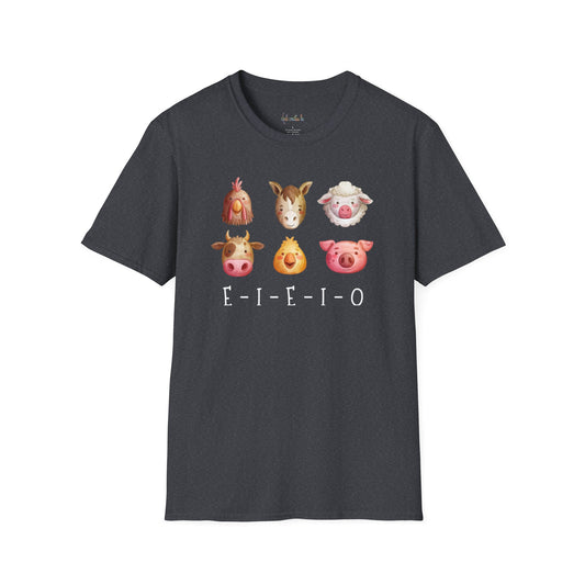 Farm Animal E-I-E-I-O Unisex Softstyle T-Shirt