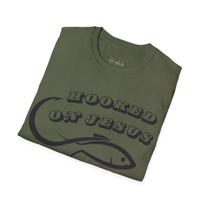 Unisex Softstyle T-Shirt Hooked on Jesus