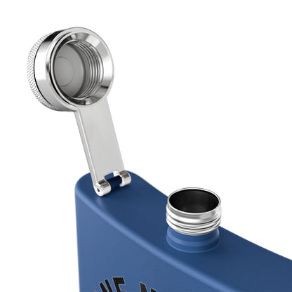 Patriotic Stainless Steel Flask - 6oz with 'One Nation Under God' Design