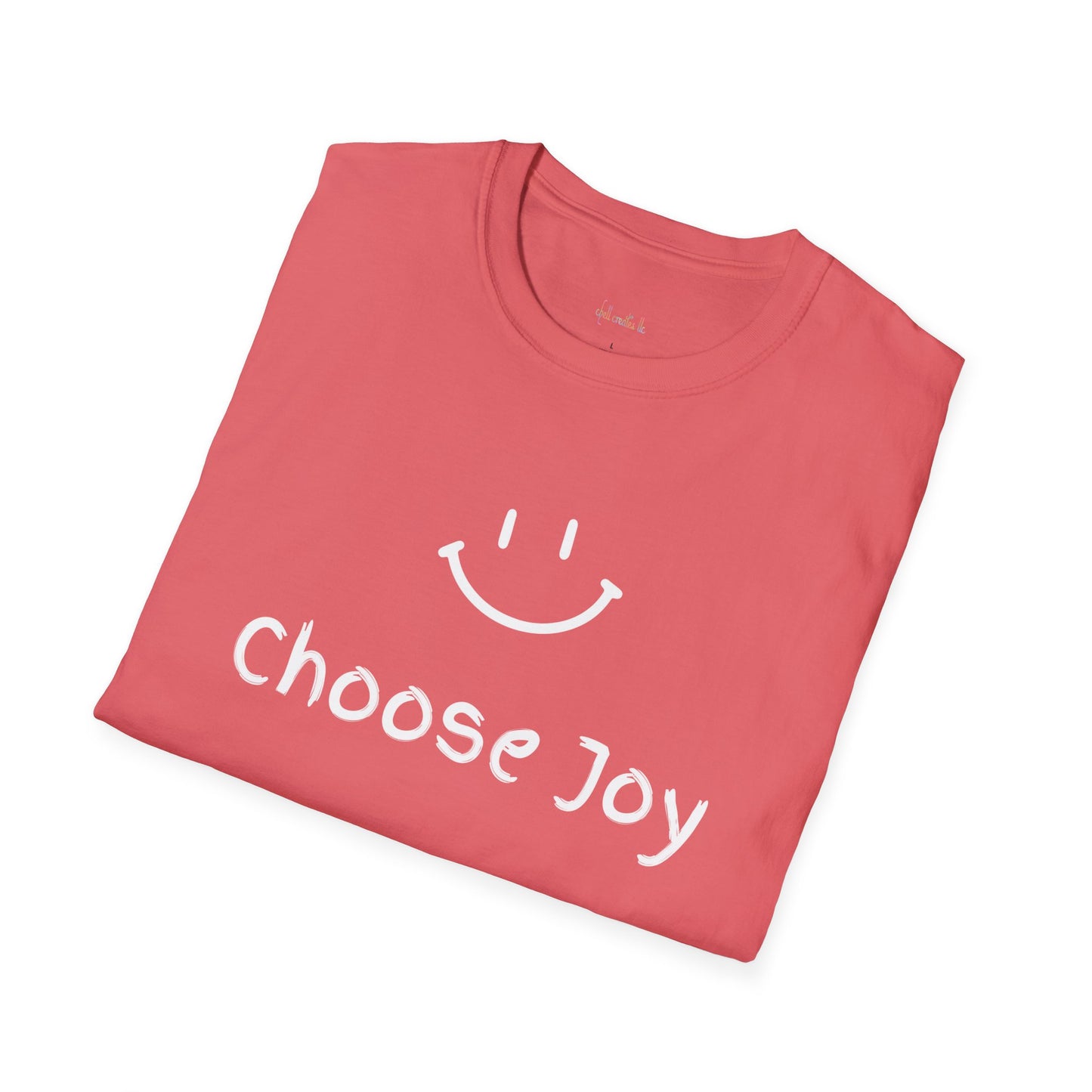 Choose Joy Unisex Softstyle T-Shirt - Positive Vibes Casualwear