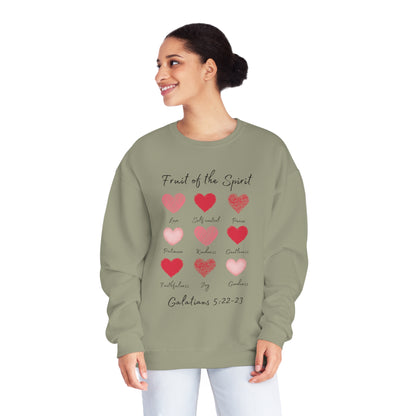 Unisex NuBlend® Crewneck Sweatshirt "Fruit of the Spirit, Galatians 5:22-23"