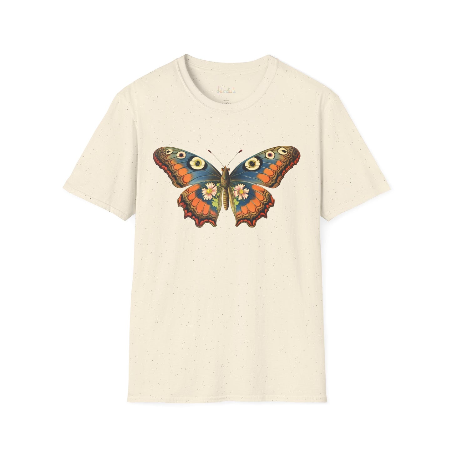 Vintage Moth/Butterfly Unisex Softstyle T-Shirt
