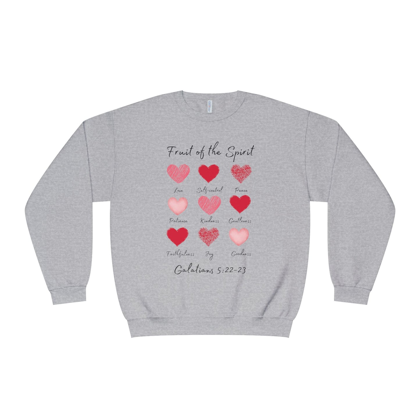 Unisex NuBlend® Crewneck Sweatshirt "Fruit of the Spirit, Galatians 5:22-23"