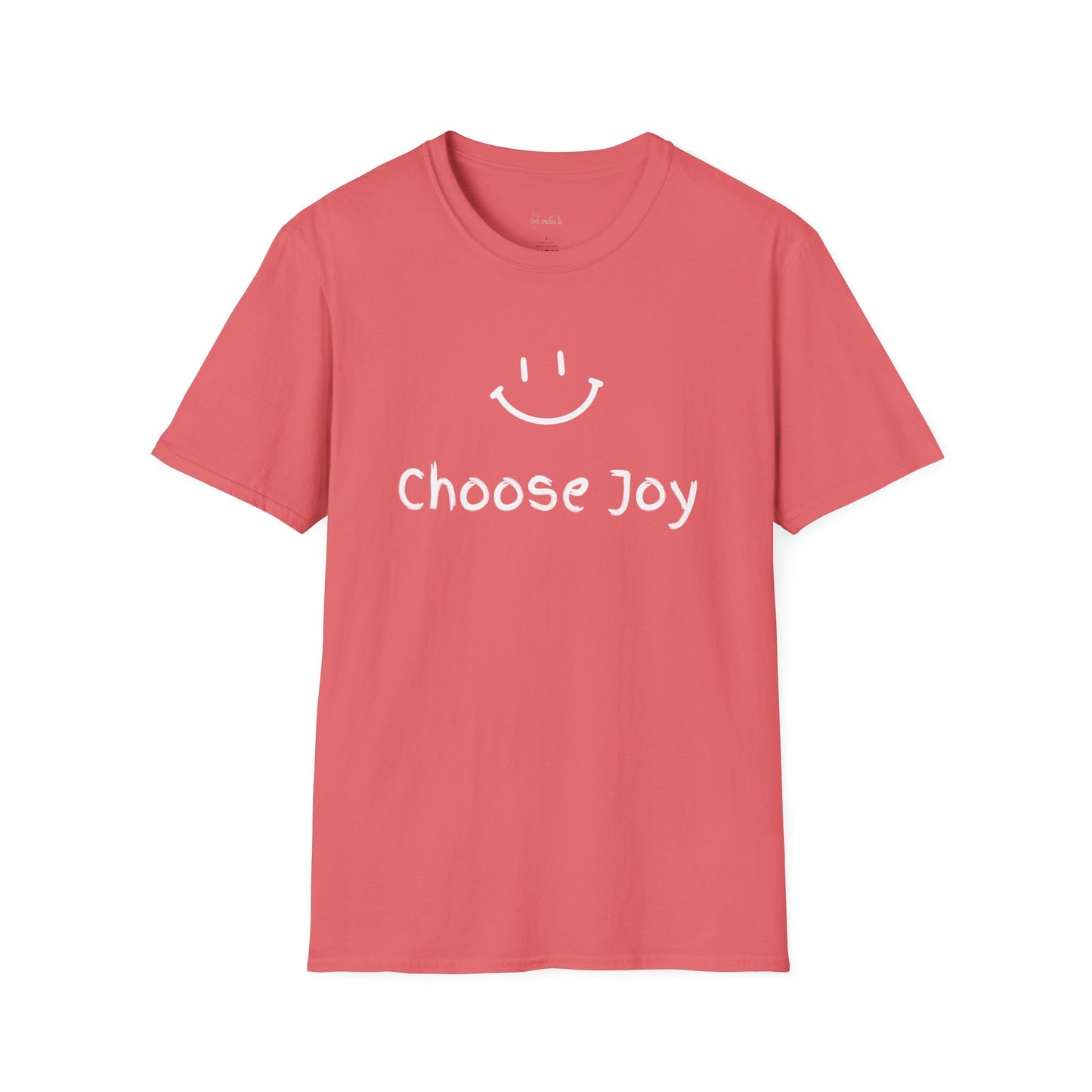 Choose Joy Unisex Softstyle T-Shirt - Positive Vibes Casualwear