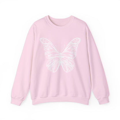 White Butterfly Sweatshirt