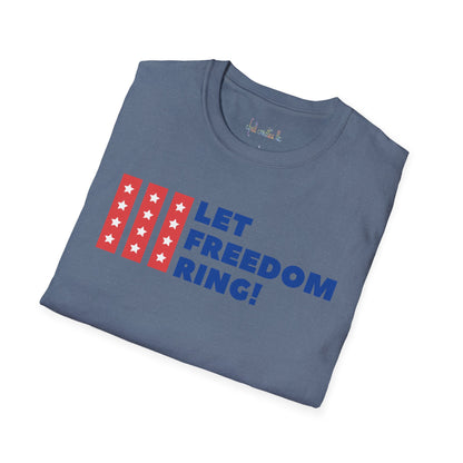 Unisex Softstyle T-Shirt Let Freedom Ring