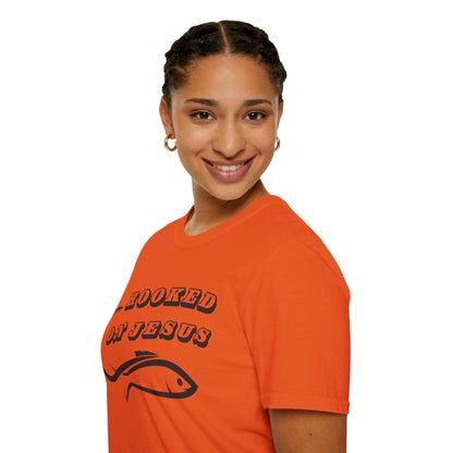 Unisex Softstyle T-Shirt Hooked on Jesus