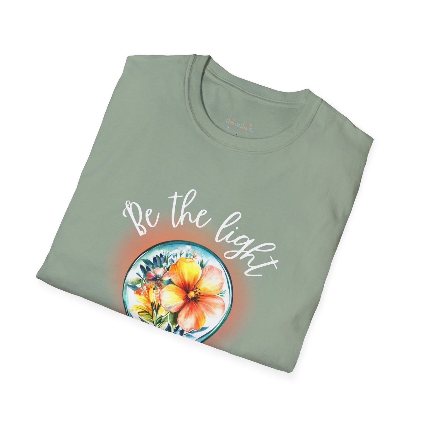 Be the Light Unisex Softstyle T-Shirt - Bible Verse Tee