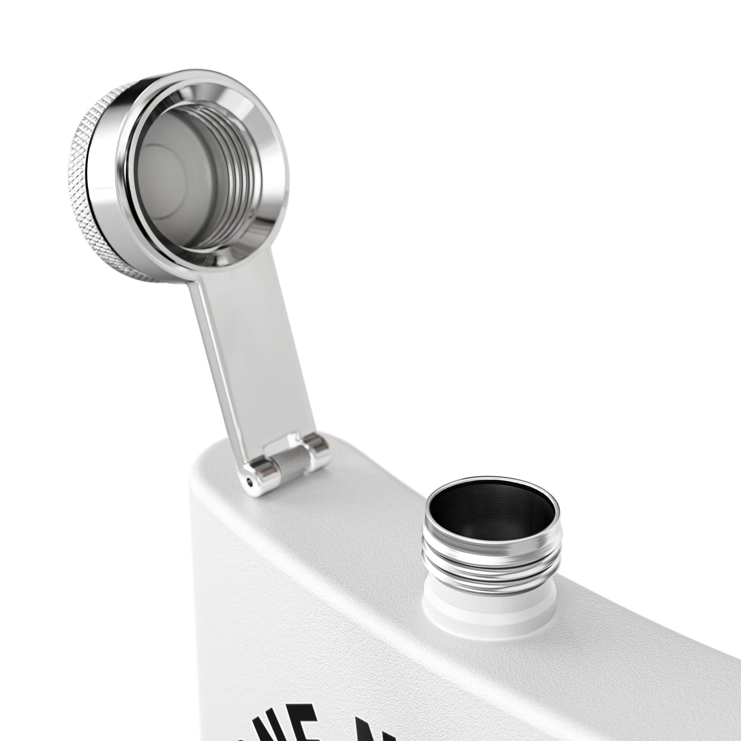 Patriotic Stainless Steel Flask - 6oz with 'One Nation Under God' Design