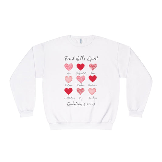 Unisex NuBlend® Crewneck Sweatshirt "Fruit of the Spirit, Galatians 5:22-23"