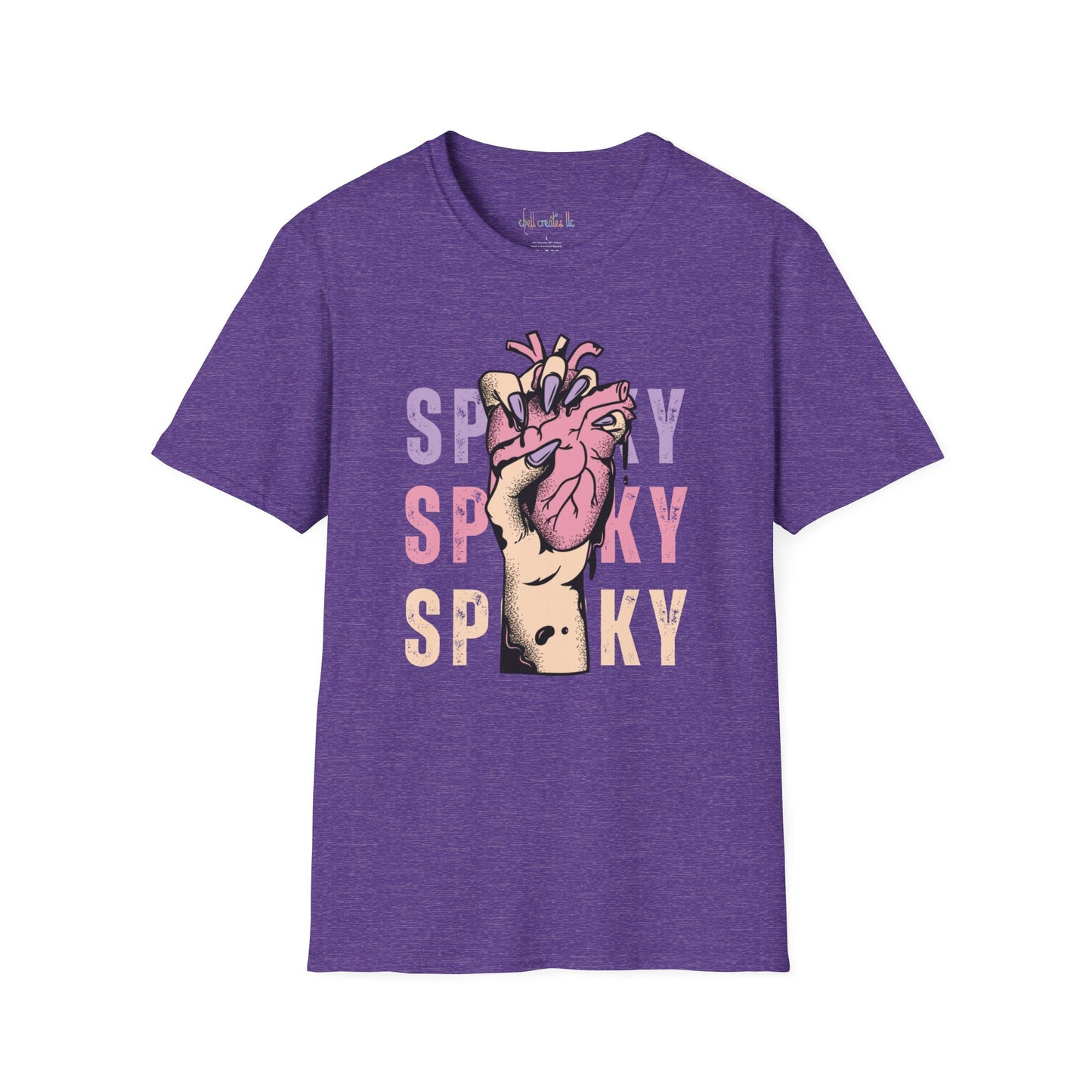 Unisex Softstyle T-Shirt Spooky Heart in Hand