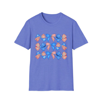 Patriotic Bow Unisex Softstyle T-Shirt