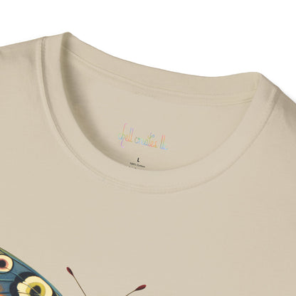 Vintage Moth/Butterfly Unisex Softstyle T-Shirt